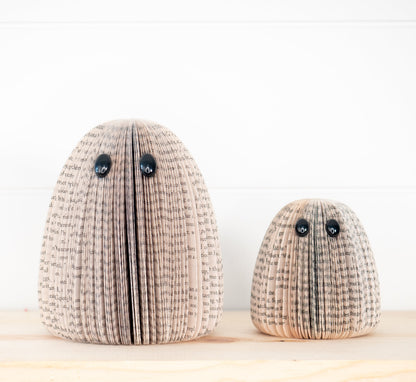 Book Ghost Halloween Decor - 2 Pc Set
