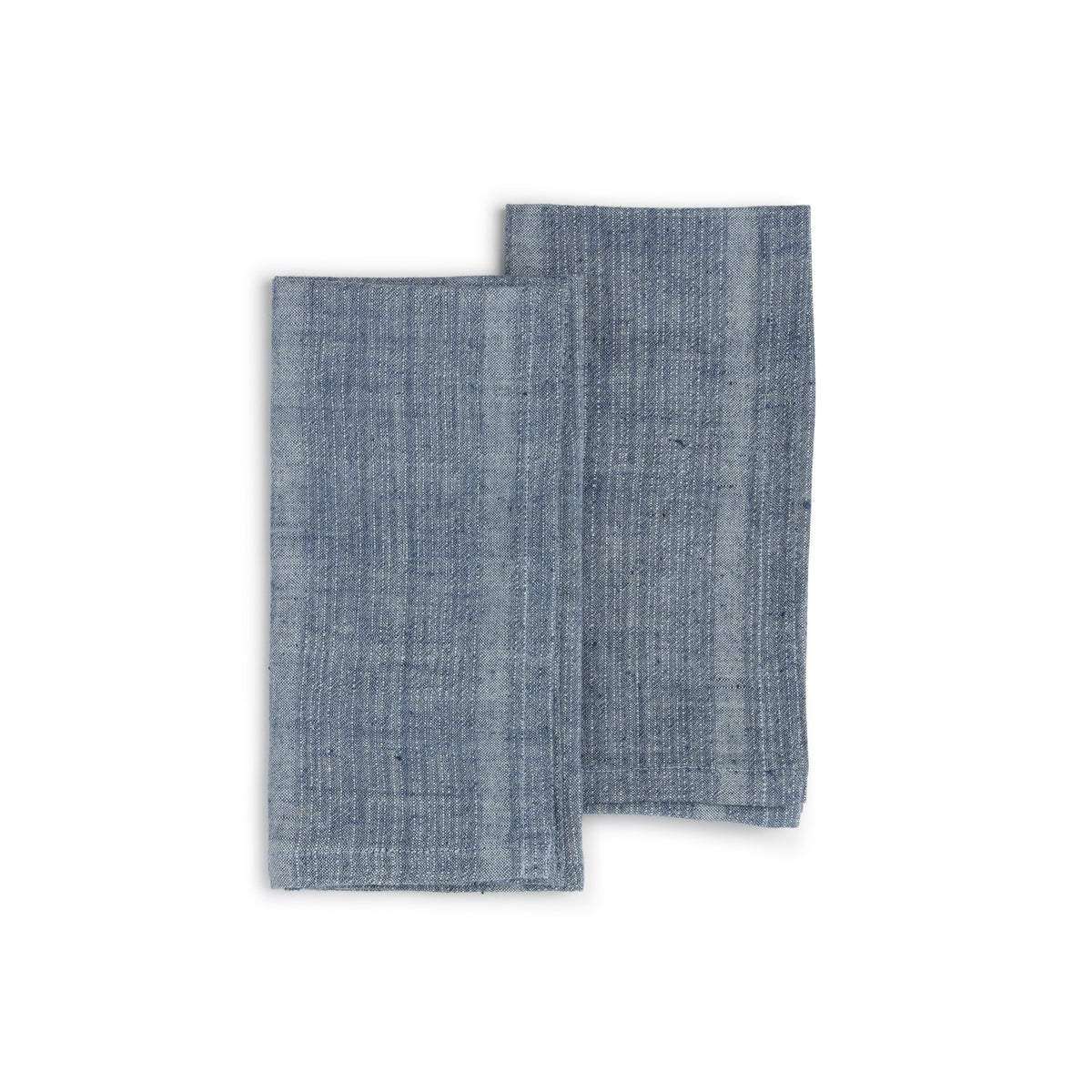 Set of 2 Handwoven Organic Cotton Napkins - 3 Colors