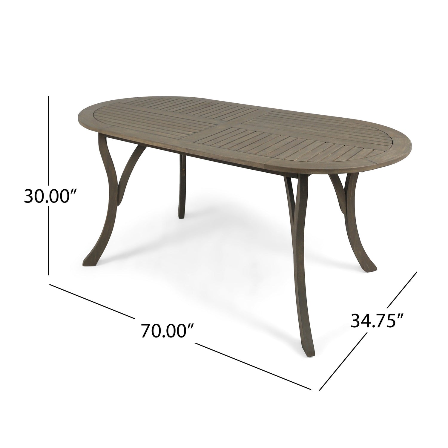 Outdoor Acacia Wood 70&