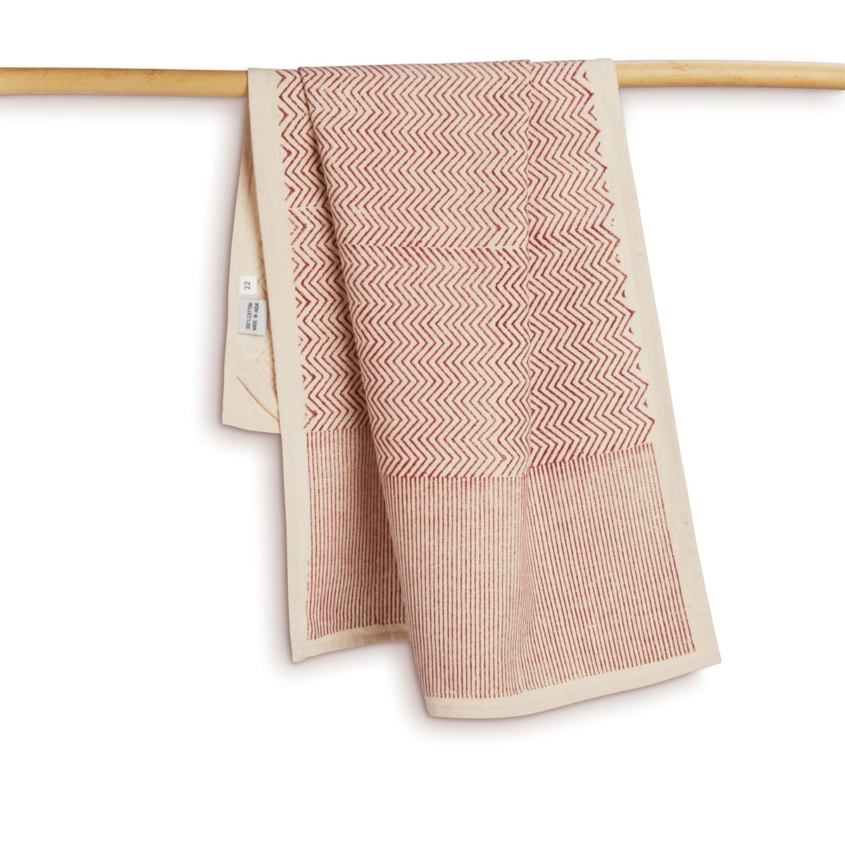 Hand Block Printed Kitchen Towels - Set of 2