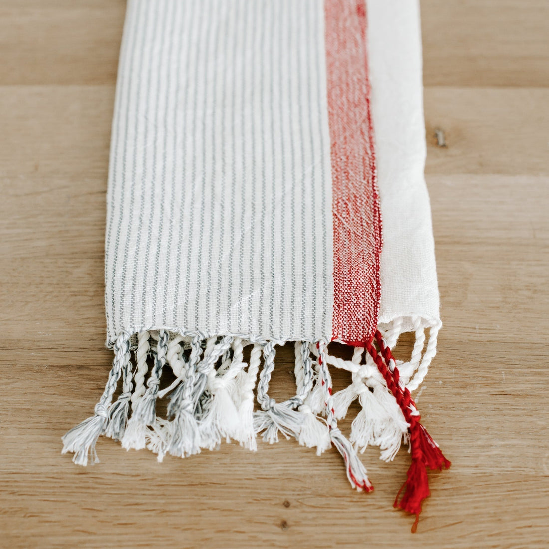 Ivory + Cherry Tribeca Hand Towel