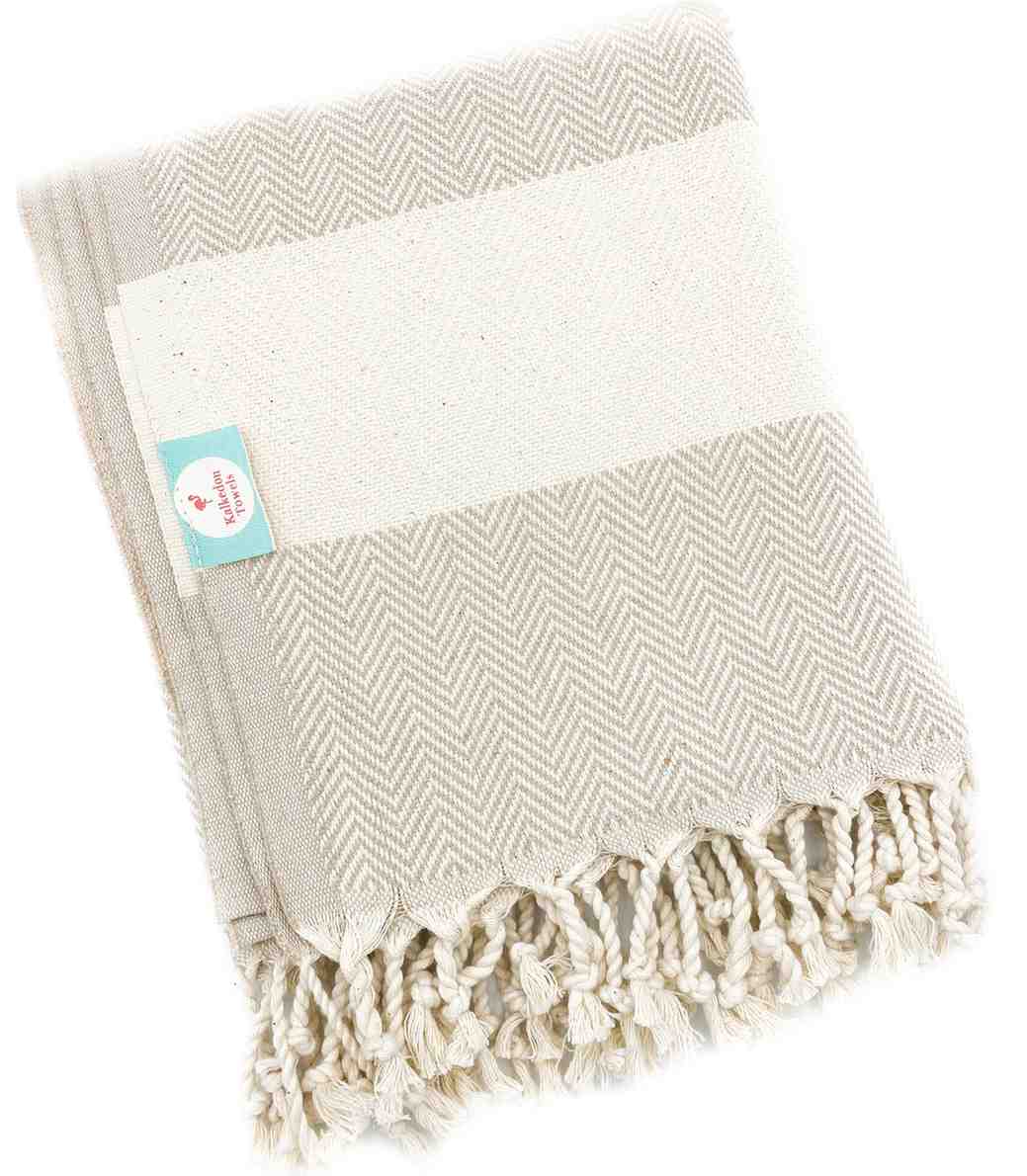 Herringbone Turkish Bath/ Beach Towels - Multiple Colors
