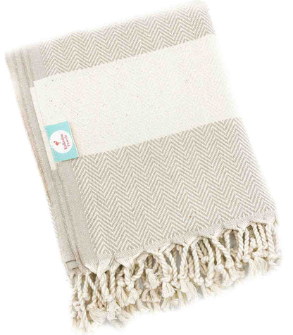 Herringbone Turkish Bath/ Beach Towels - Multiple Colors