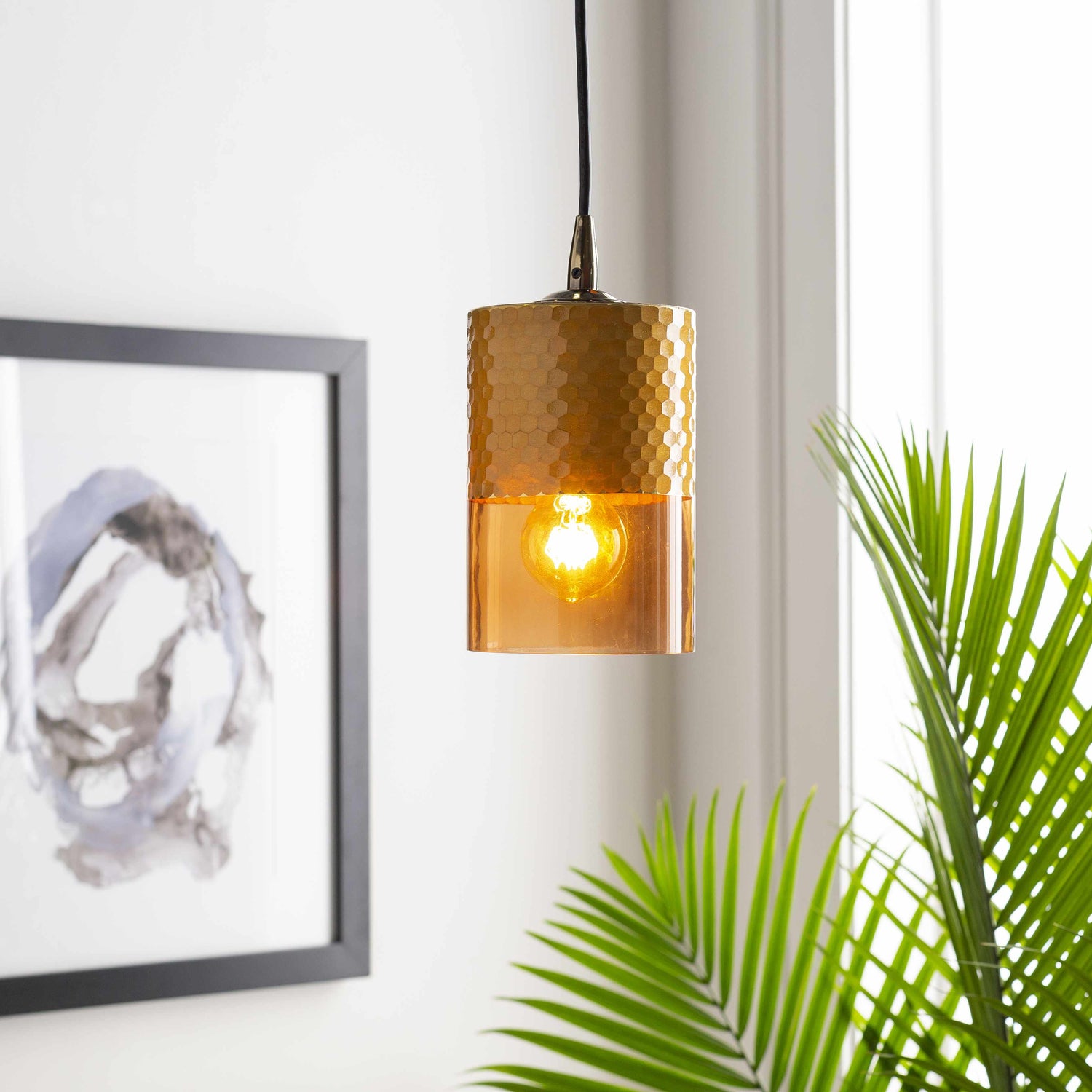 Betsey Ceiling Light - Honey