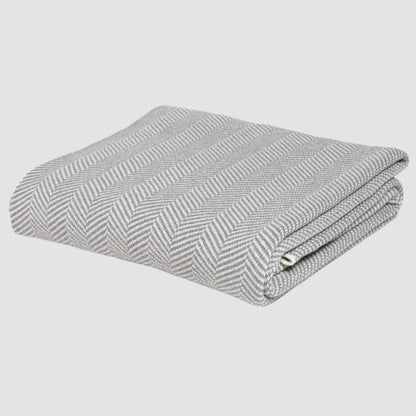 Herringbone - 60" x 80" Jumbo Sustainable Knit Throw Blanket