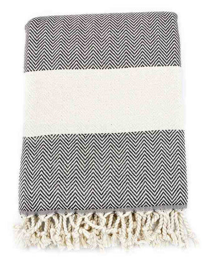 Herringbone Turkish Bath/ Beach Towels - Multiple Colors