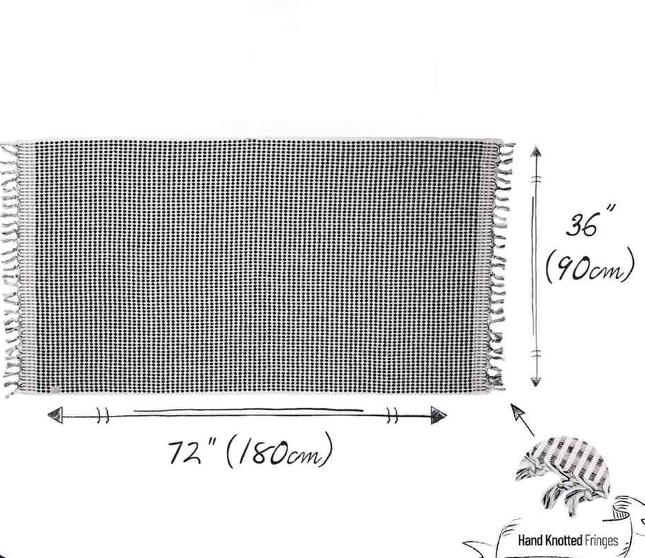 Pom Pom Bath Towel