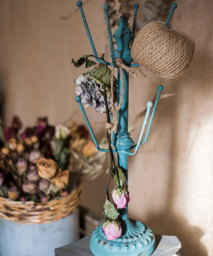 Robin Blue Iron Tiered Cup Holder