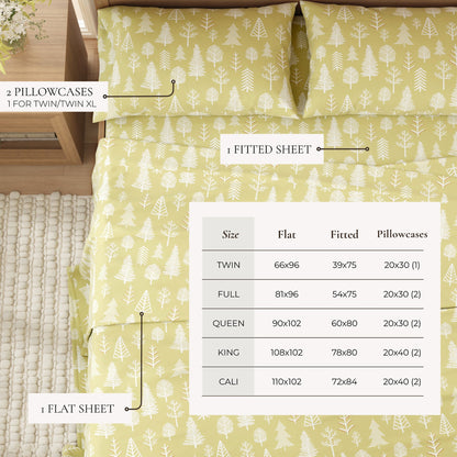 Turkish Cotton Flannel Sheet Sets - Lakeview Collection