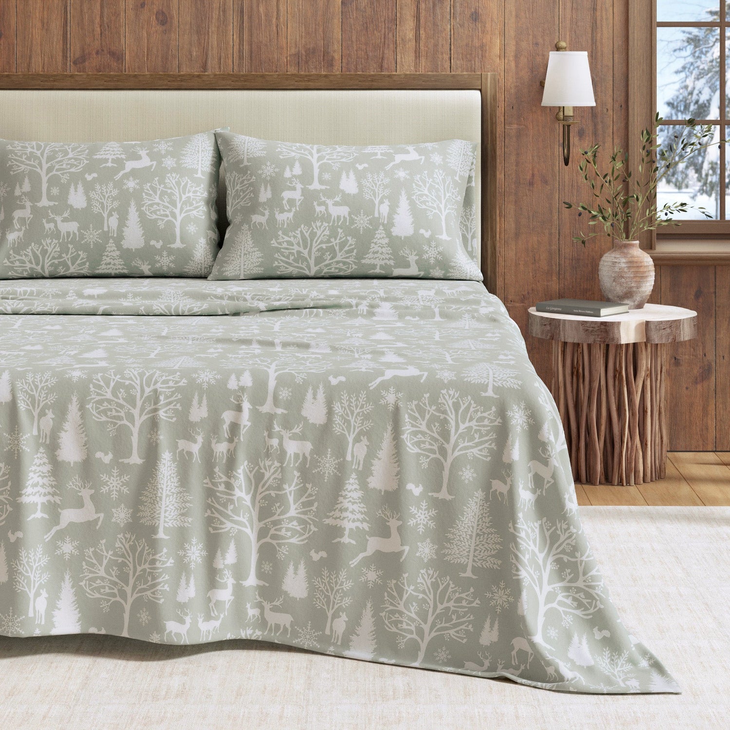 Turkish Cotton Flannel Sheet Sets - Lakeview Collection