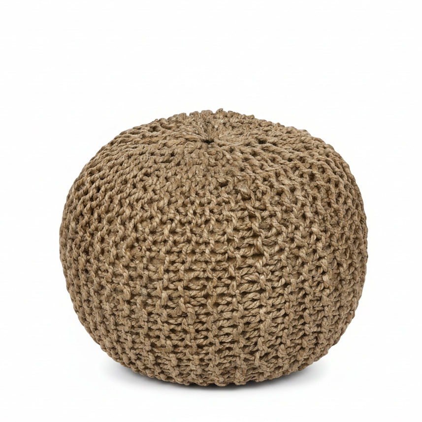 Merrittstown Cotton Knitted Pouf