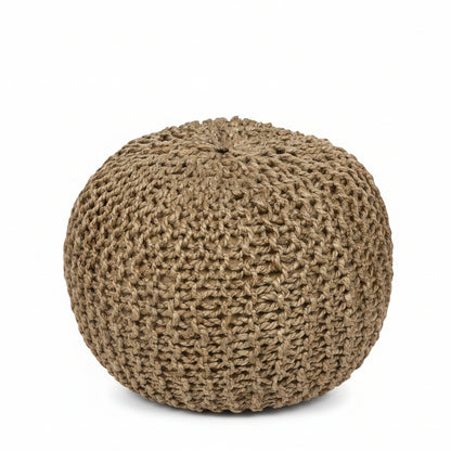 Merrittstown Cotton Knitted Pouf