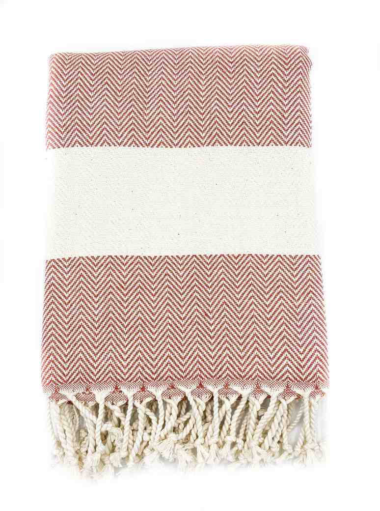 Herringbone Turkish Bath/ Beach Towels - Multiple Colors