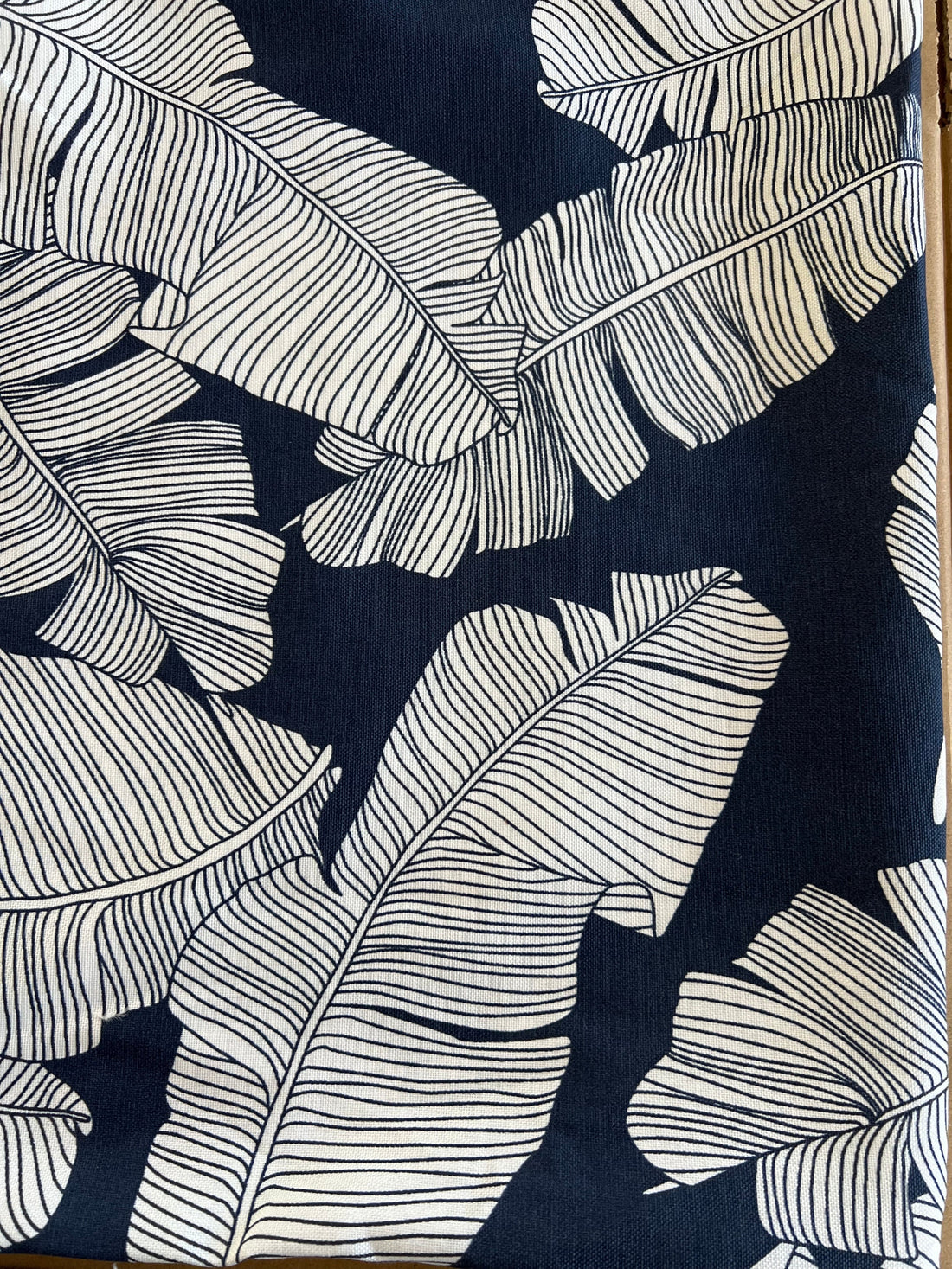 2 Pack Outdoor Throw Pillows - 18x18 Blue Leaf
