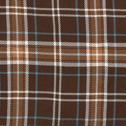 Rustic Plaid - Cotton Sustainable Knit Traditional Throw Blanket