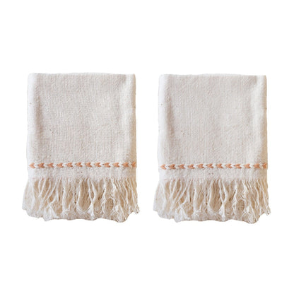 Tan Braid Detail Napkin | Set of 2