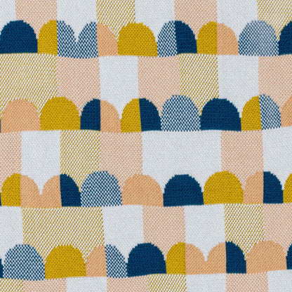 Poly Palm Springs - Indoor | Outdoor Sustainable Knit Mid-Century Modern, Modern Throw Blanket