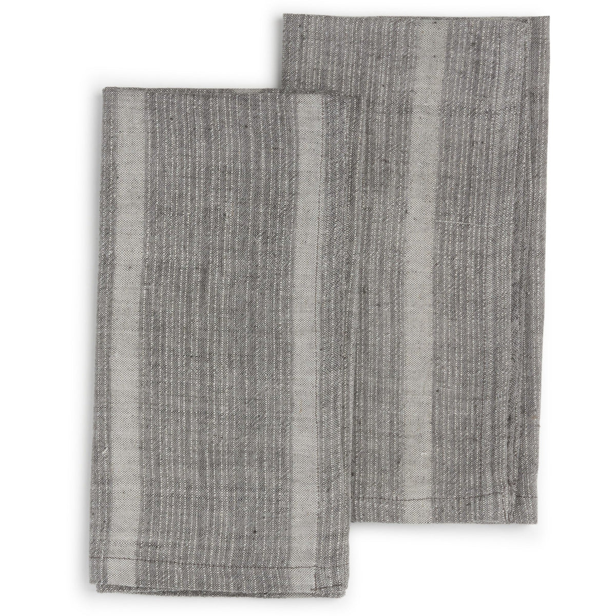 Set of 2 Handwoven Organic Cotton Napkins - 3 Colors