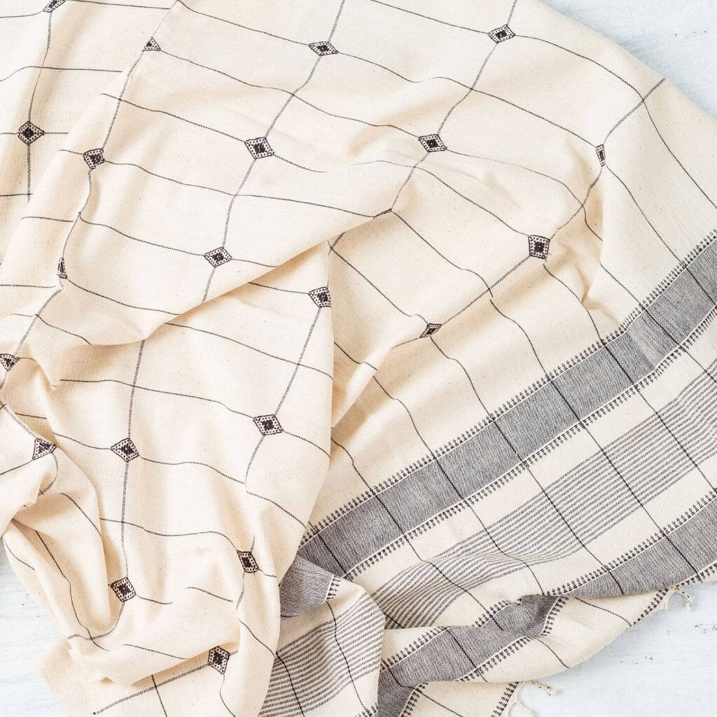 Handwoven Organic Cotton Bedspread - King Size