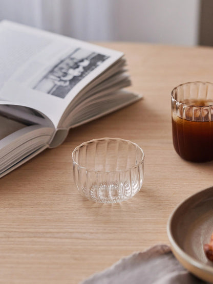 Kira Borosilicate Mouth- Blown Glass Bowls - Set of 2