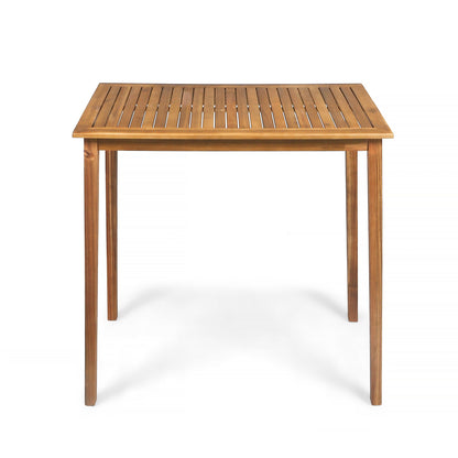 Outdoor Acacia Wood Rectangle Bar Table