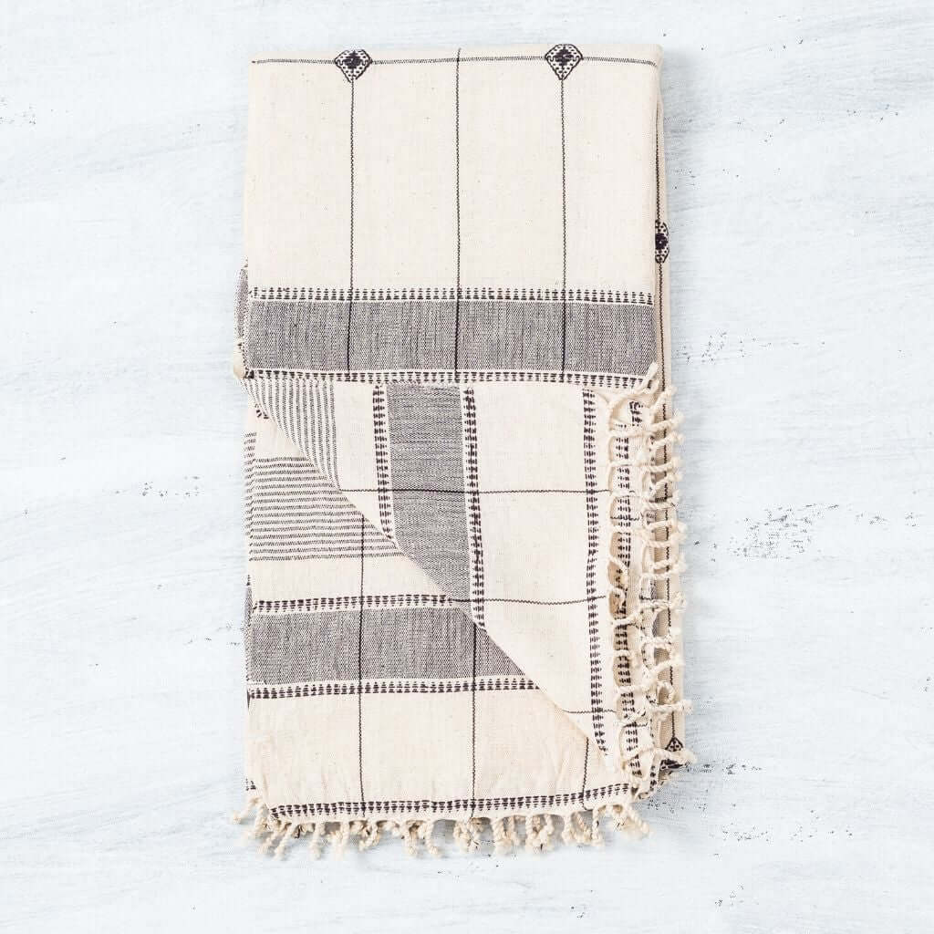 Handwoven Organic Cotton Bedspread - King Size