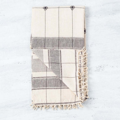 Handwoven Organic Cotton Bedspread - King Size