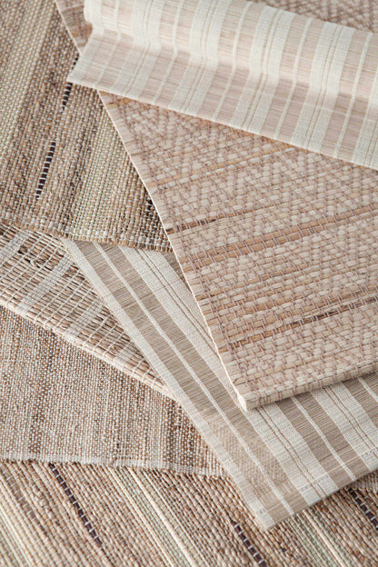 Set of 4 Handwoven Banana Fiber Placemats - 4 Styles