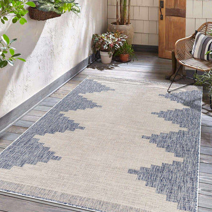 Djugun Blue Indoor/Outdoor Rug