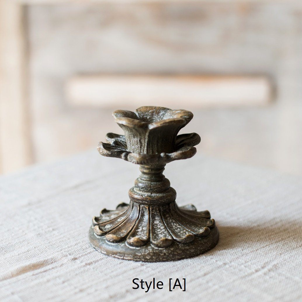 Classic French Antique Candlestick Holders