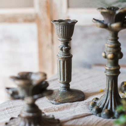 Classic French Antique Candlestick Holders