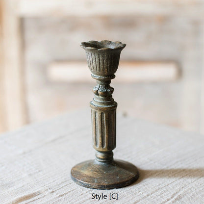 Classic French Antique Candlestick Holders