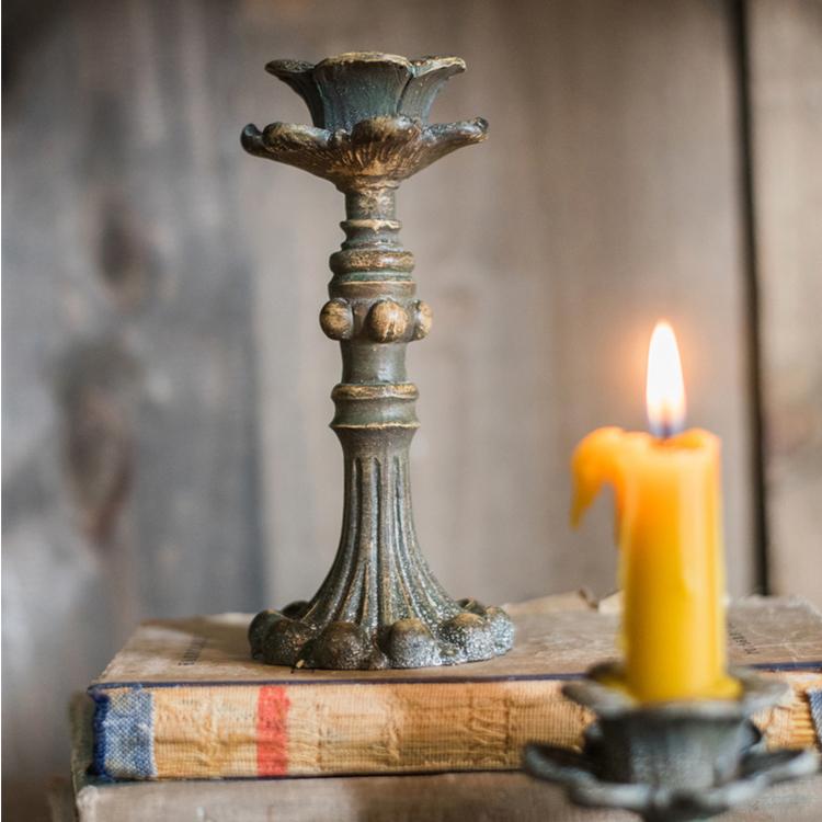 Classic French Antique Candlestick Holders