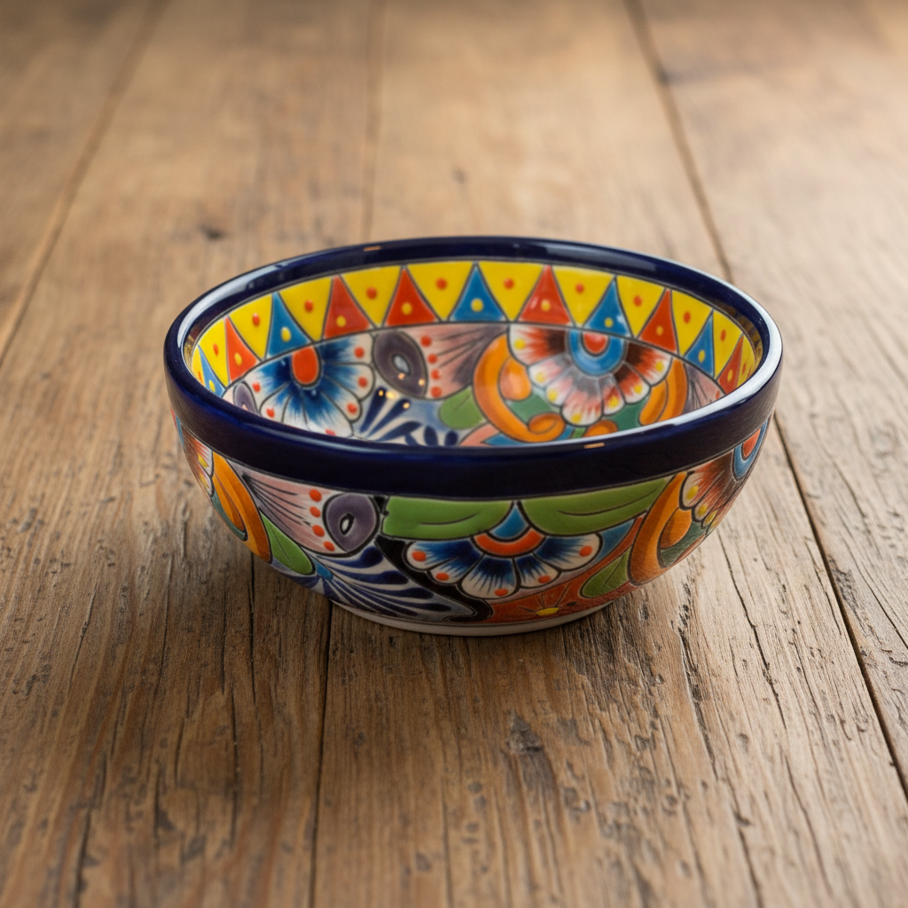 5" Colorful Talavera Ceramic Bowl | Mexican Dinnerware