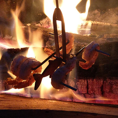 Fire Roasting Fishing Pole