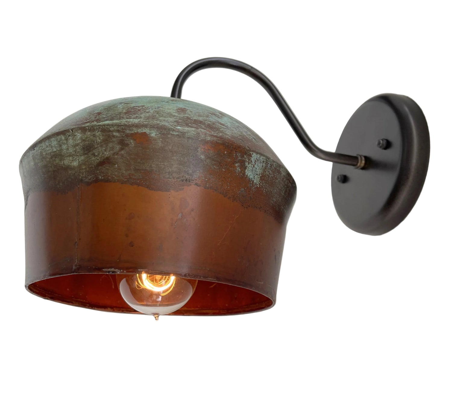 COPPER Handcrafted Rustic Farmhouse Wall Sconce Light