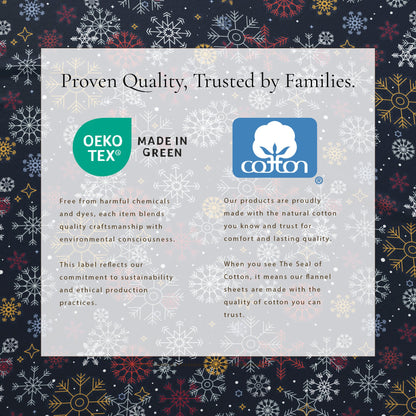 Turkish Cotton Flannel Sheet Sets - Lakeview Collection