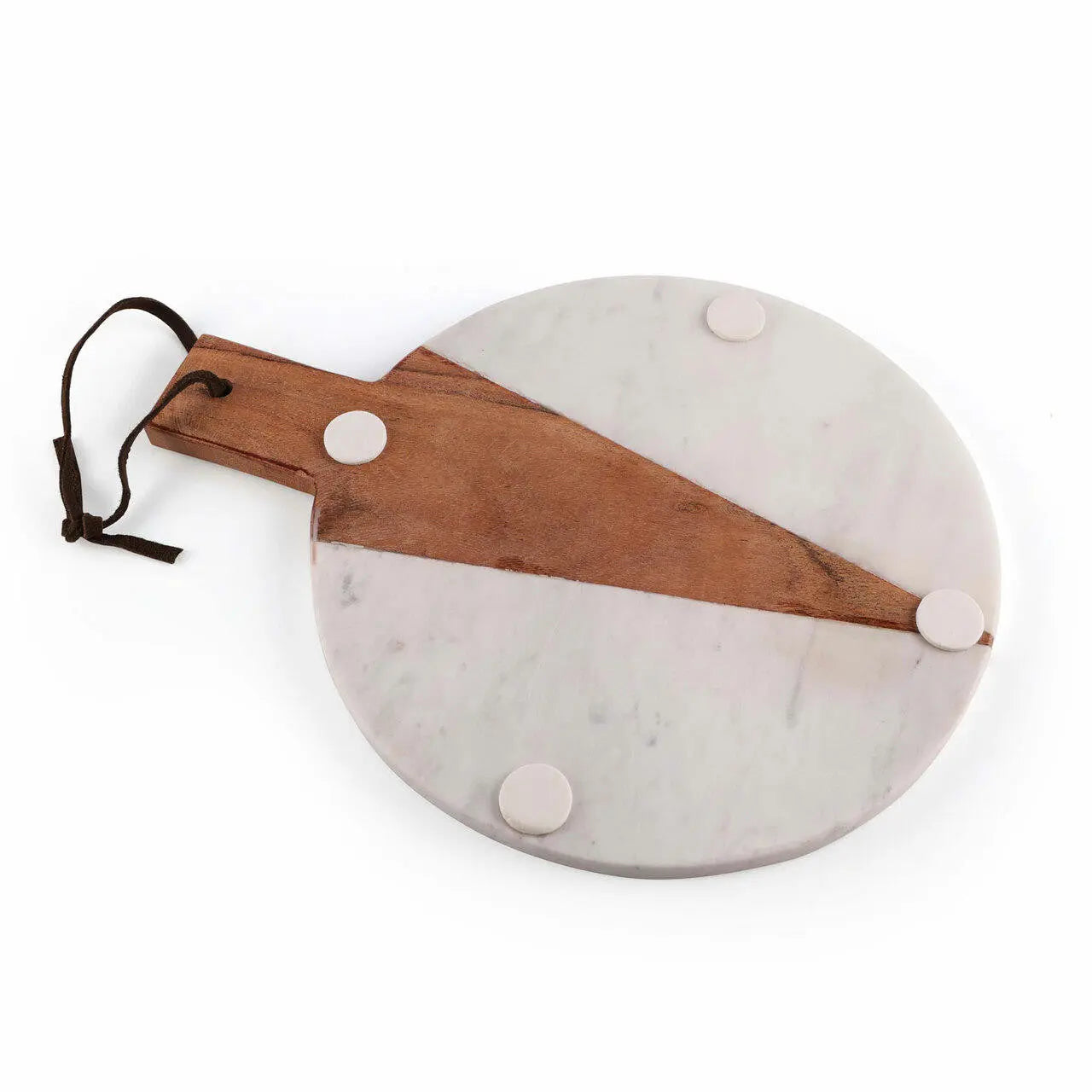 Cupid Marble/Wood Round Platter