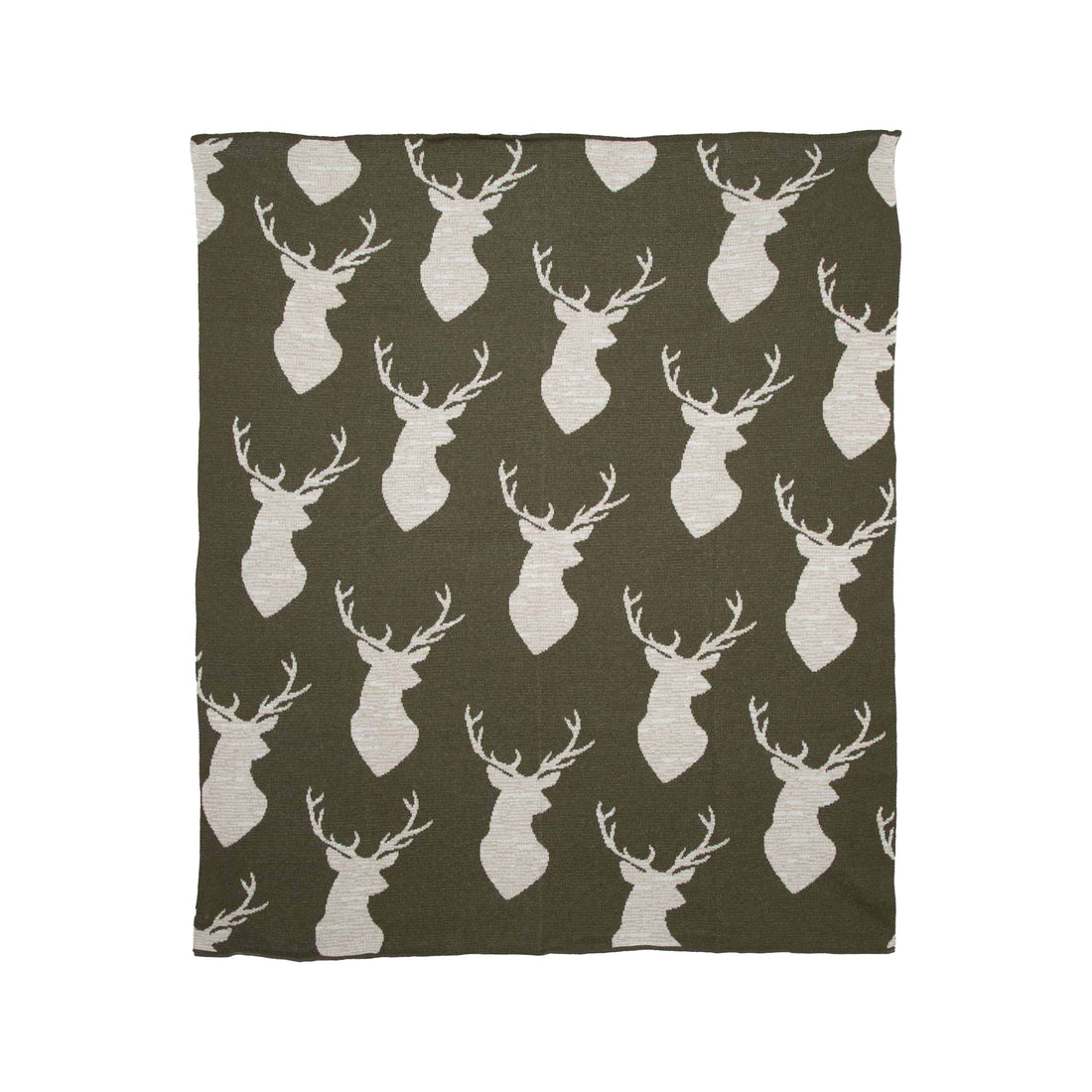 Oh Deer - Cotton Sustainable Knit Throw Blanket