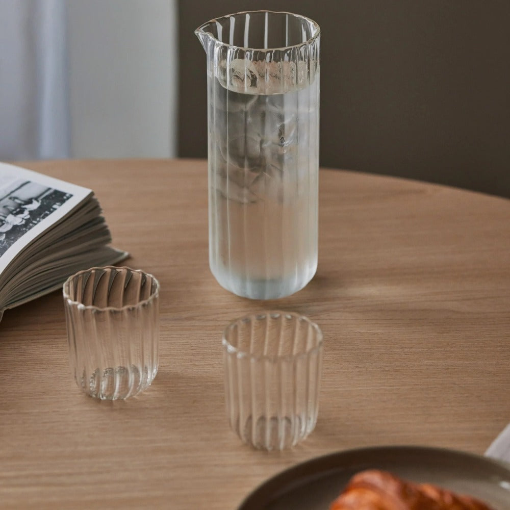 Kira Mouth-Blown Glass Pitcher