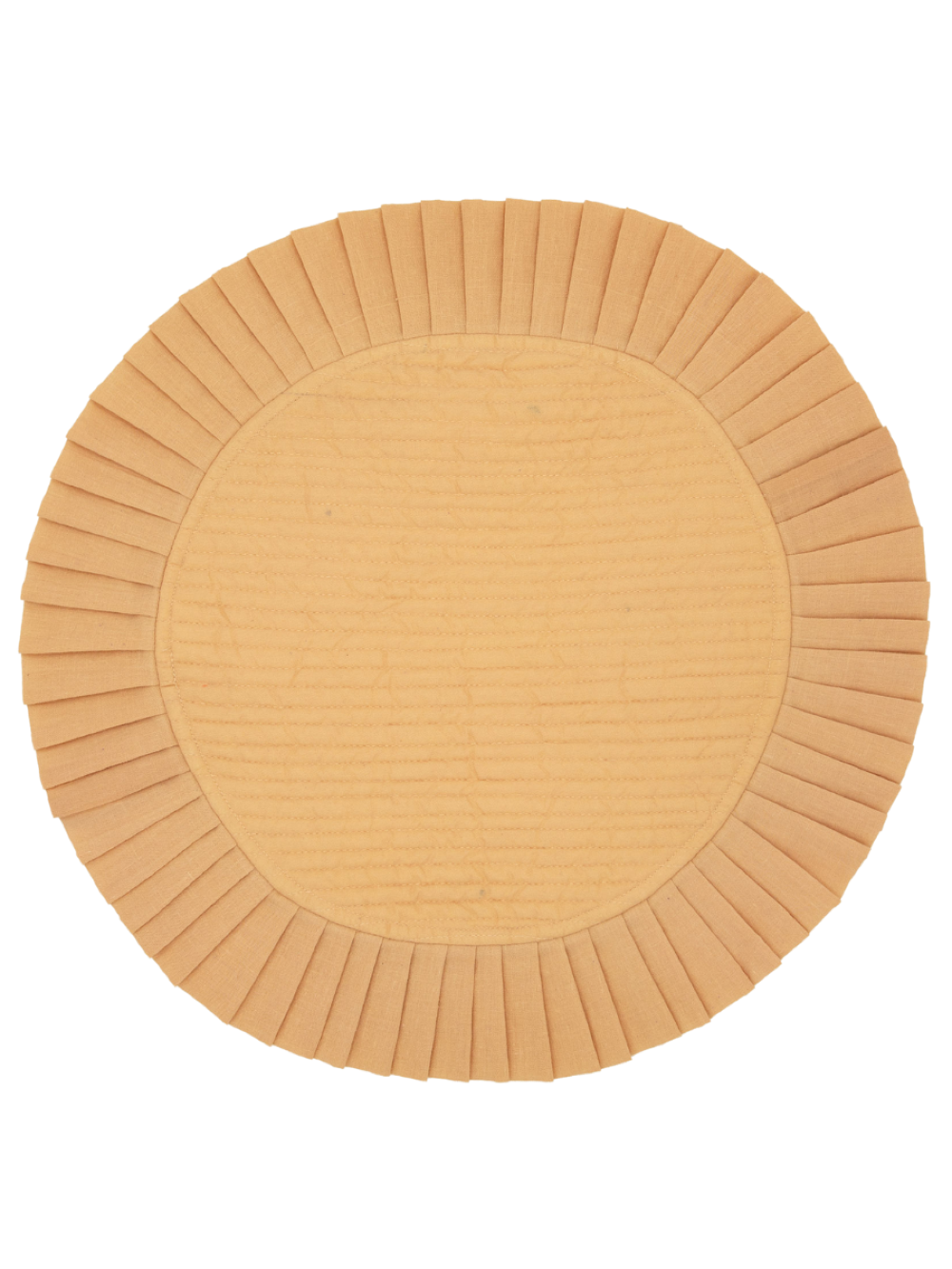 Marigold Ruffle Circle Placemat | Set of 2