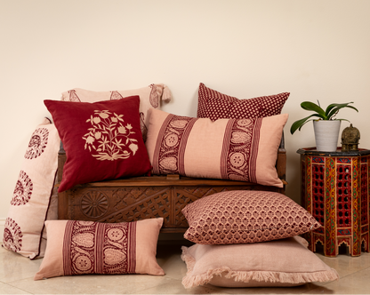 Clover Plum Decorative Pillow Cover
