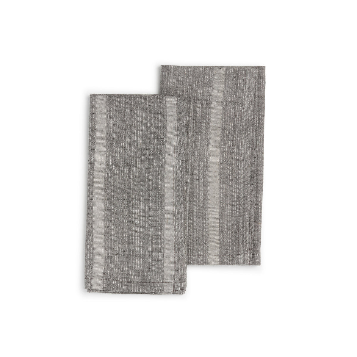 Set of 2 Handwoven Organic Cotton Napkins - 3 Colors