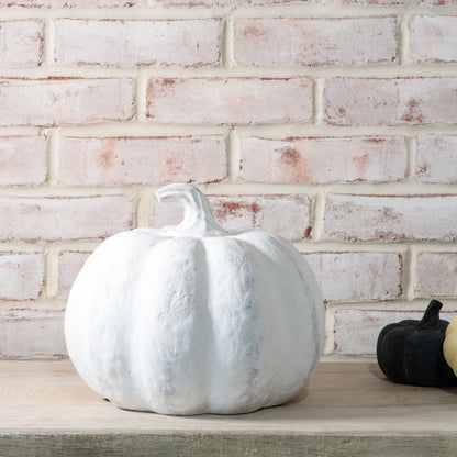 White Terracotta Pumpkins | 2 Styles