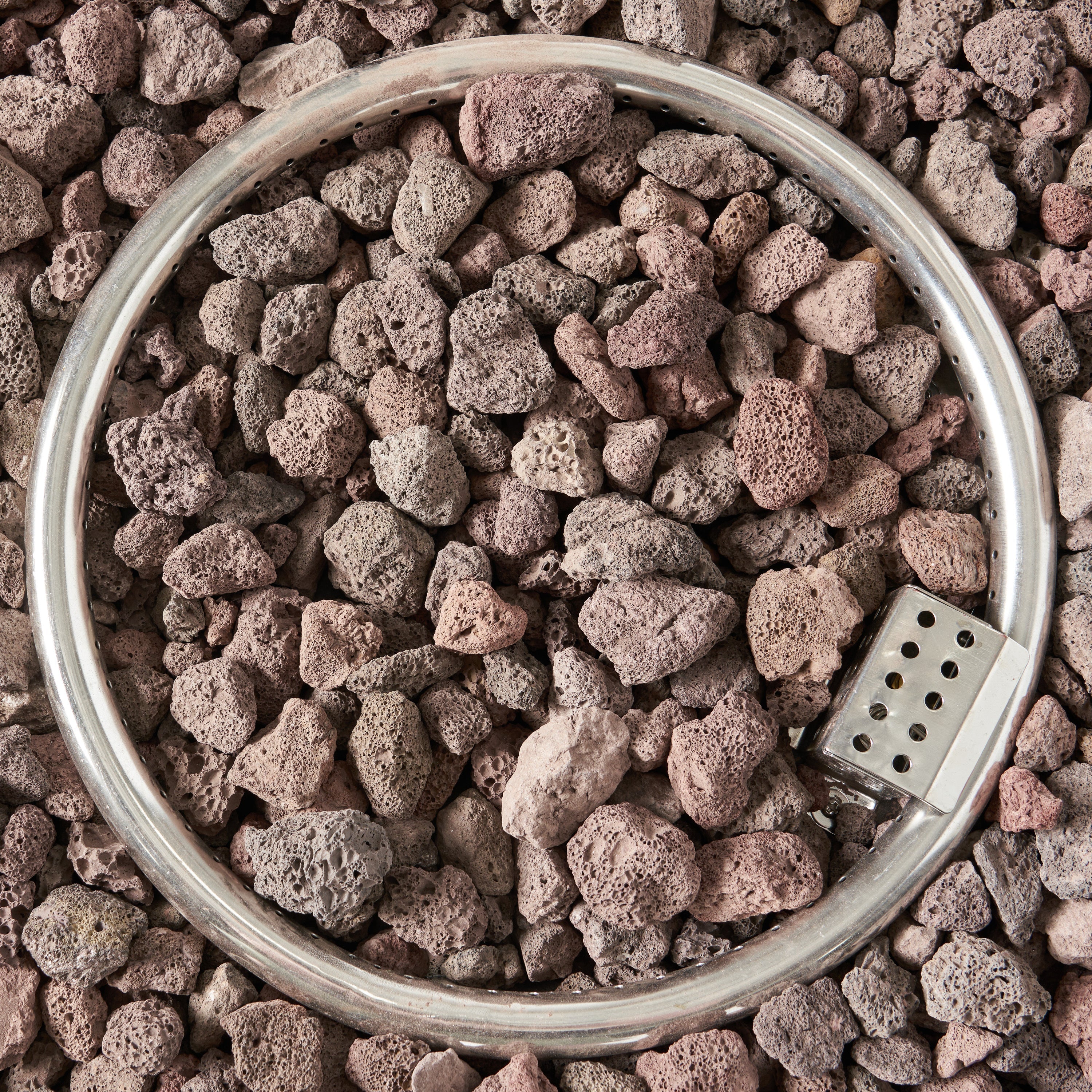 Round Gas Fire Pit