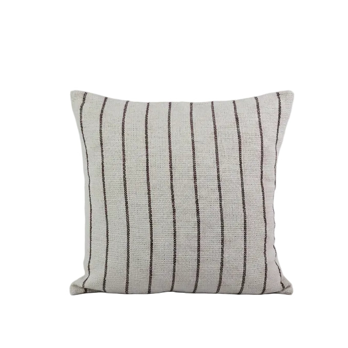 Heavy Cotton Striped Pillow Cover