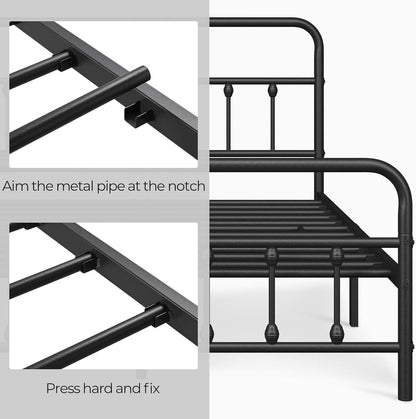 Queen Size Metal Platform Bed Frame