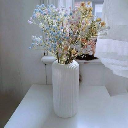 Ribbed Tall Vases - 2 Colors