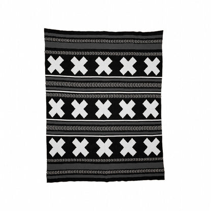 60" x 80" Jumbo Mesa - Cotton Sustainable Knit Rustic/ Lodge Throw Blanket