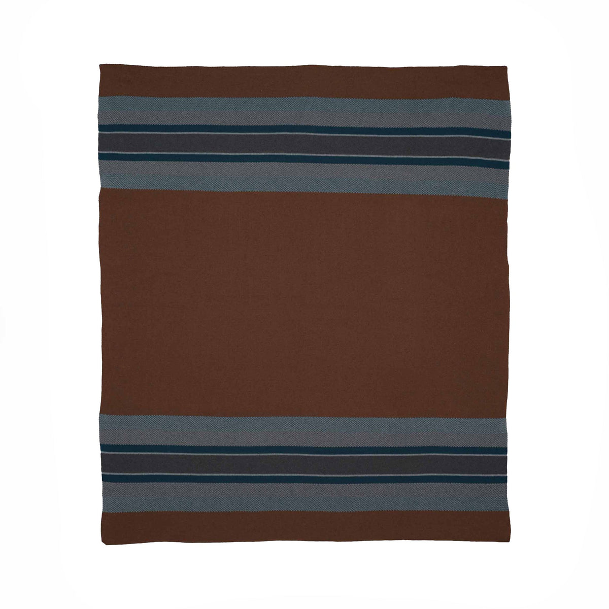Lodge Stripe - Cotton Sustainable Knit Throw Blanket